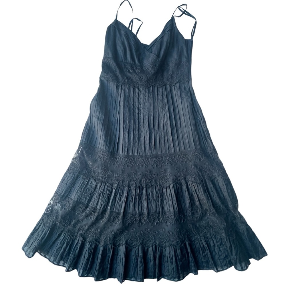 Ann Taylor Lace Fully Lined Silk/Cotton/Polyester Midi Dress